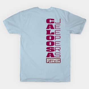 Maroon Vertical Logo T-Shirt